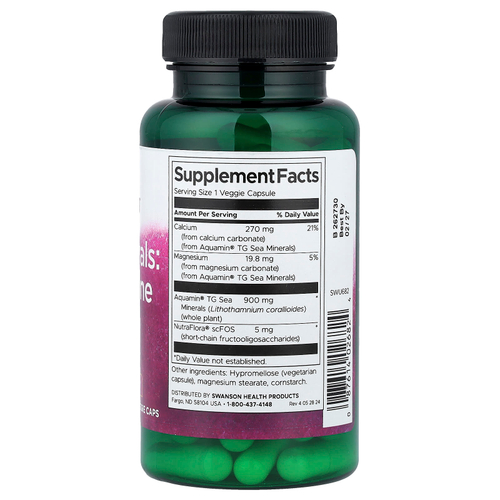 Swanson Vitamins, Sea Minerals, красные морские водоросли, 60 растительных капсул