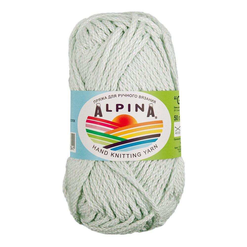 Пряжа Alpina Garry / уп.10 мот. по 50г, 50м, 08 топаз (св.голубой) Пряжа Alpina Garry / уп.10 мот. по 50г, 50м, 08 топаз (св.голубой)