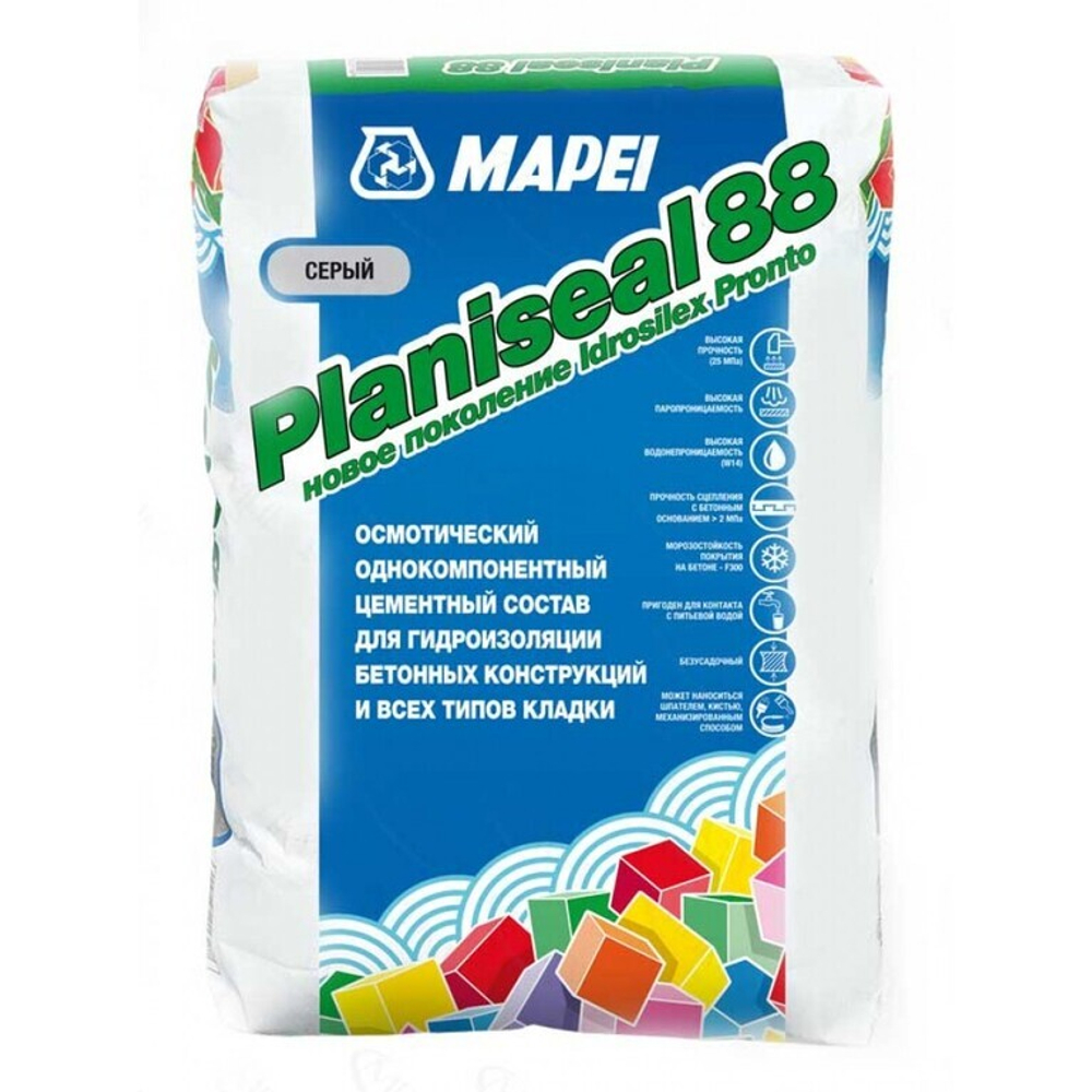 Planiseal 88 Обмазочная гидроизоляция /25кг/