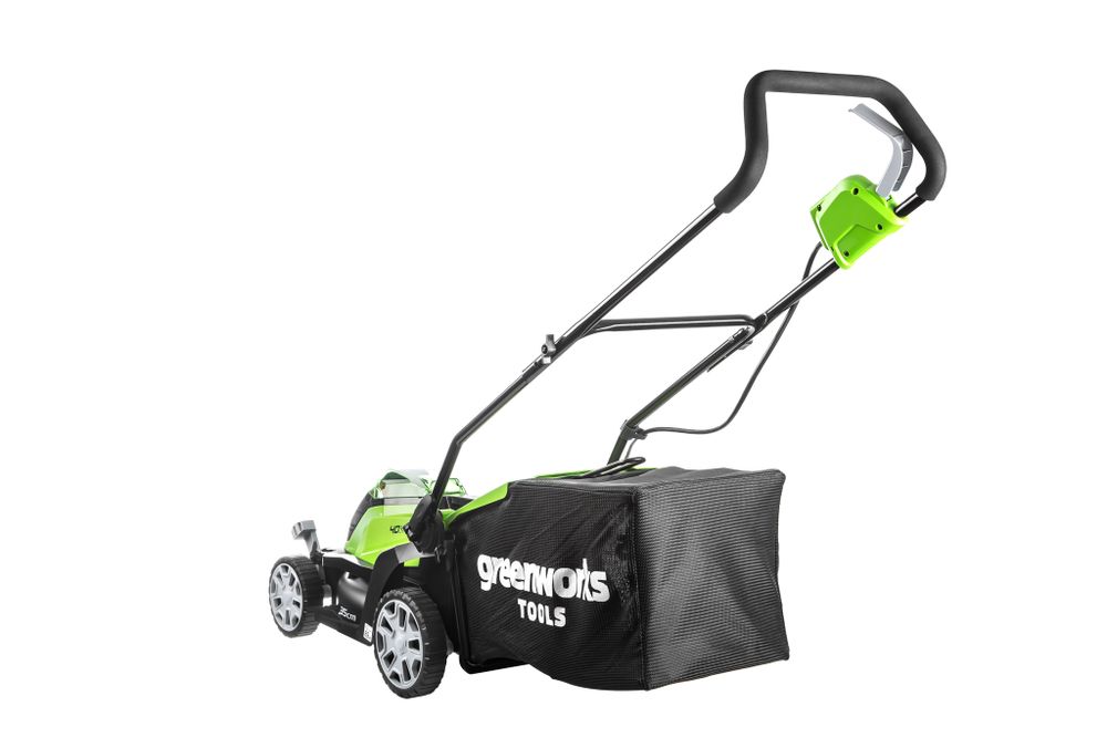 Аккумуляторная газонокосилка Greenworks G40LM35K5, 40v, 35 см, (2501907UG), с аккумулятором 5 А·ч и зарядным устройством