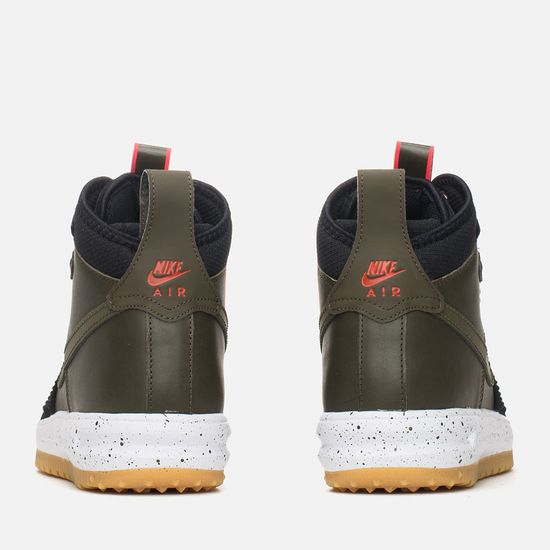 Кроссовки Nike Lunar Force 1 Duckboot Green с мехом