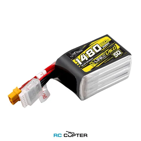 АКБ Gens Ace Tattu R-Line V6 1480mAh 22.2V 160C 6S1P Lipo Battery G-Tech [SQ]