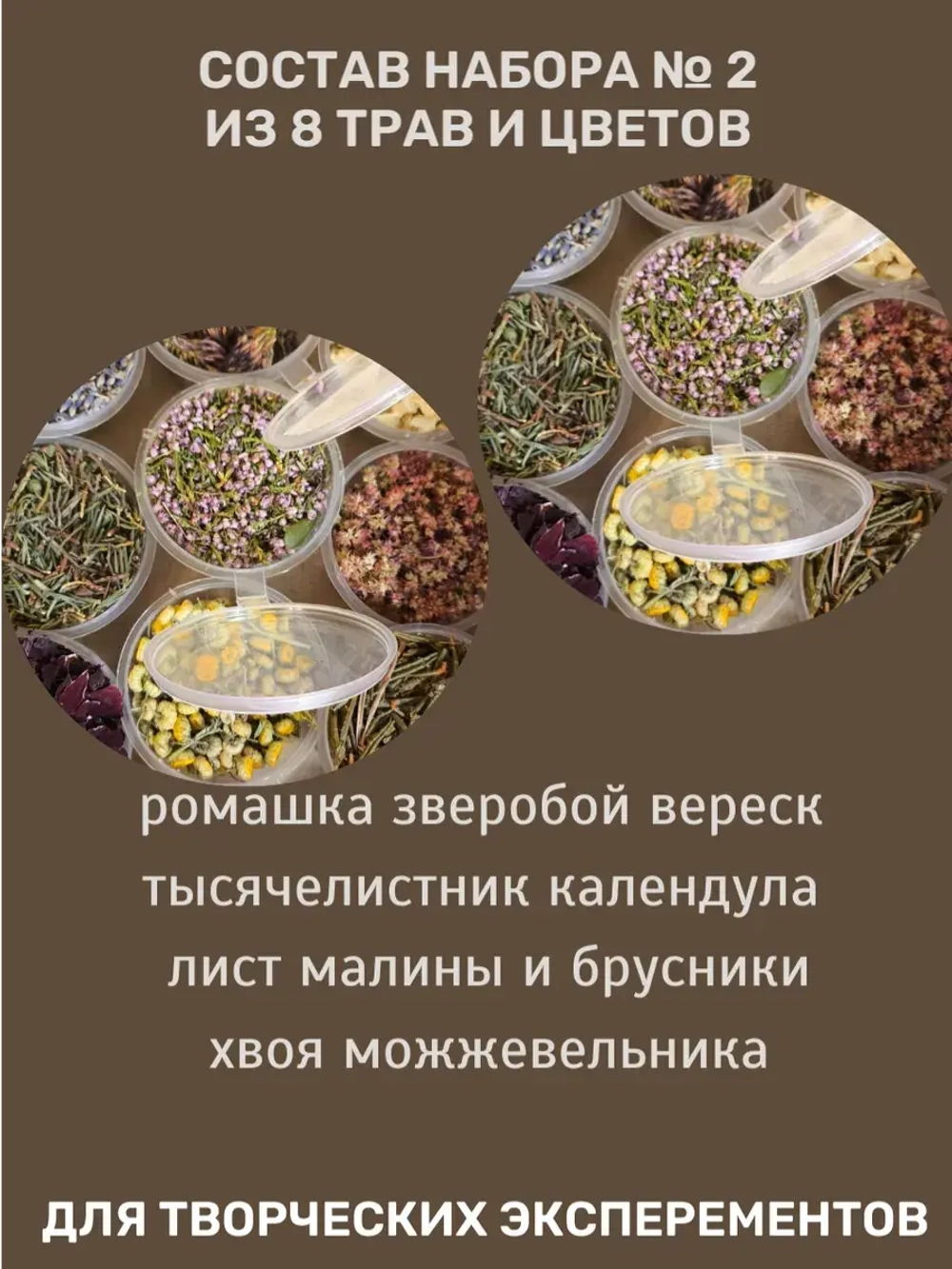 Сухоцветы и травы для свечей и эпоксидной смолы