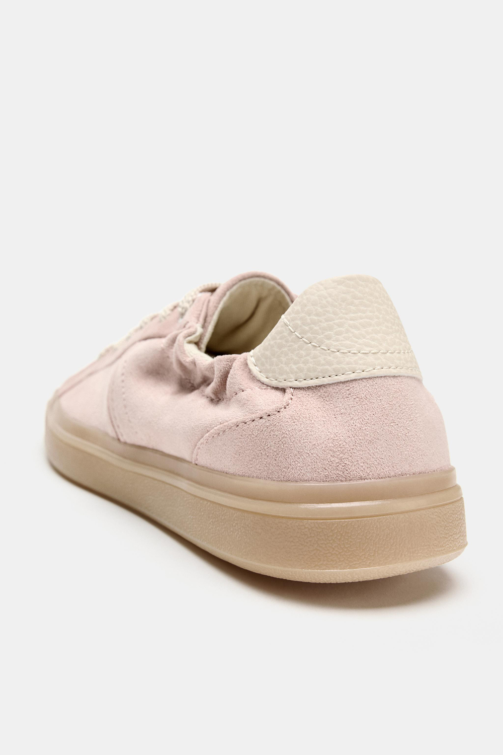 ZARA КРОССОВКИ С ДЕТАЛЬЮ НА ЗАДНИКЕ, РОЗОВЫЙ