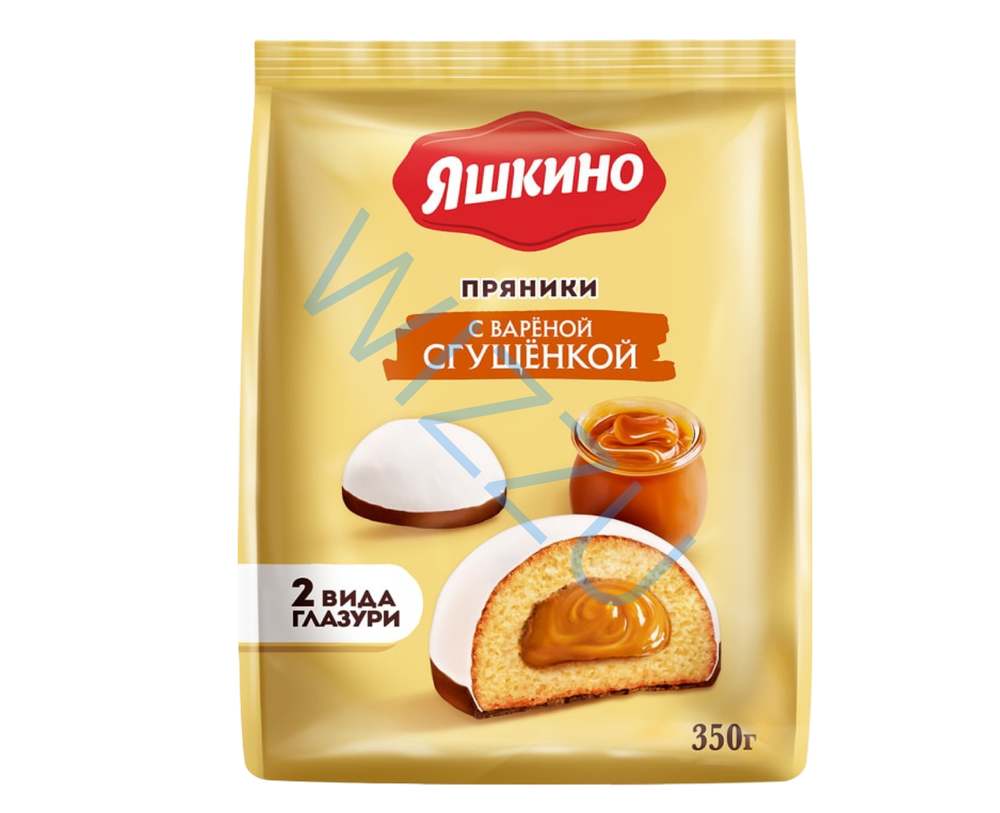 Пряники Яшкино с вареной сгущенкой 350г