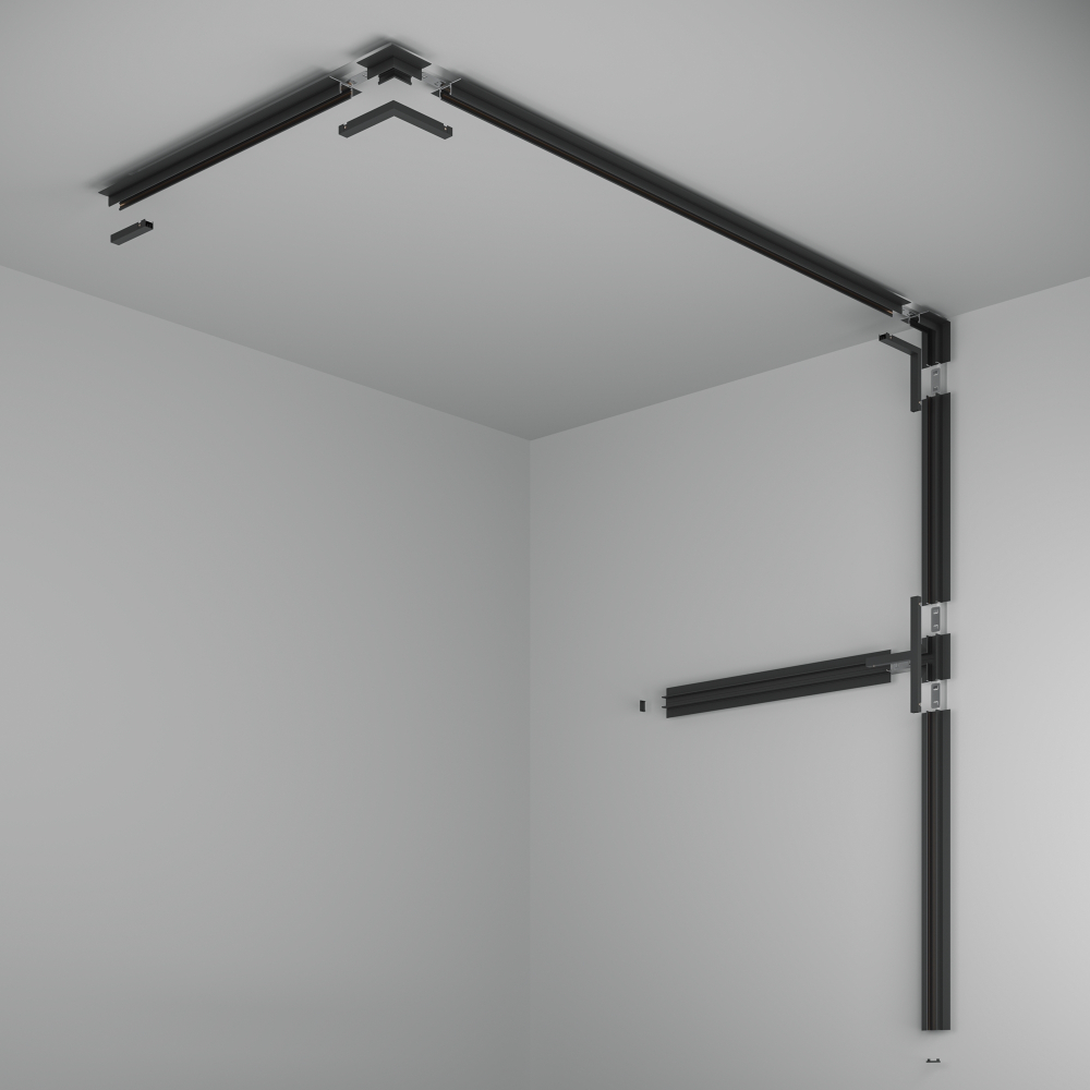 Низковольтный встраиваемый шинопровод Maytoni Basity TRX172-121B 1м