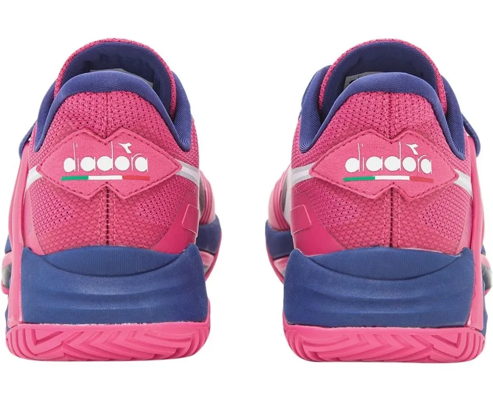 Женские теннисные кроссовки Diadora B.Icon 2 AG - pink yarrow/white/blueprint