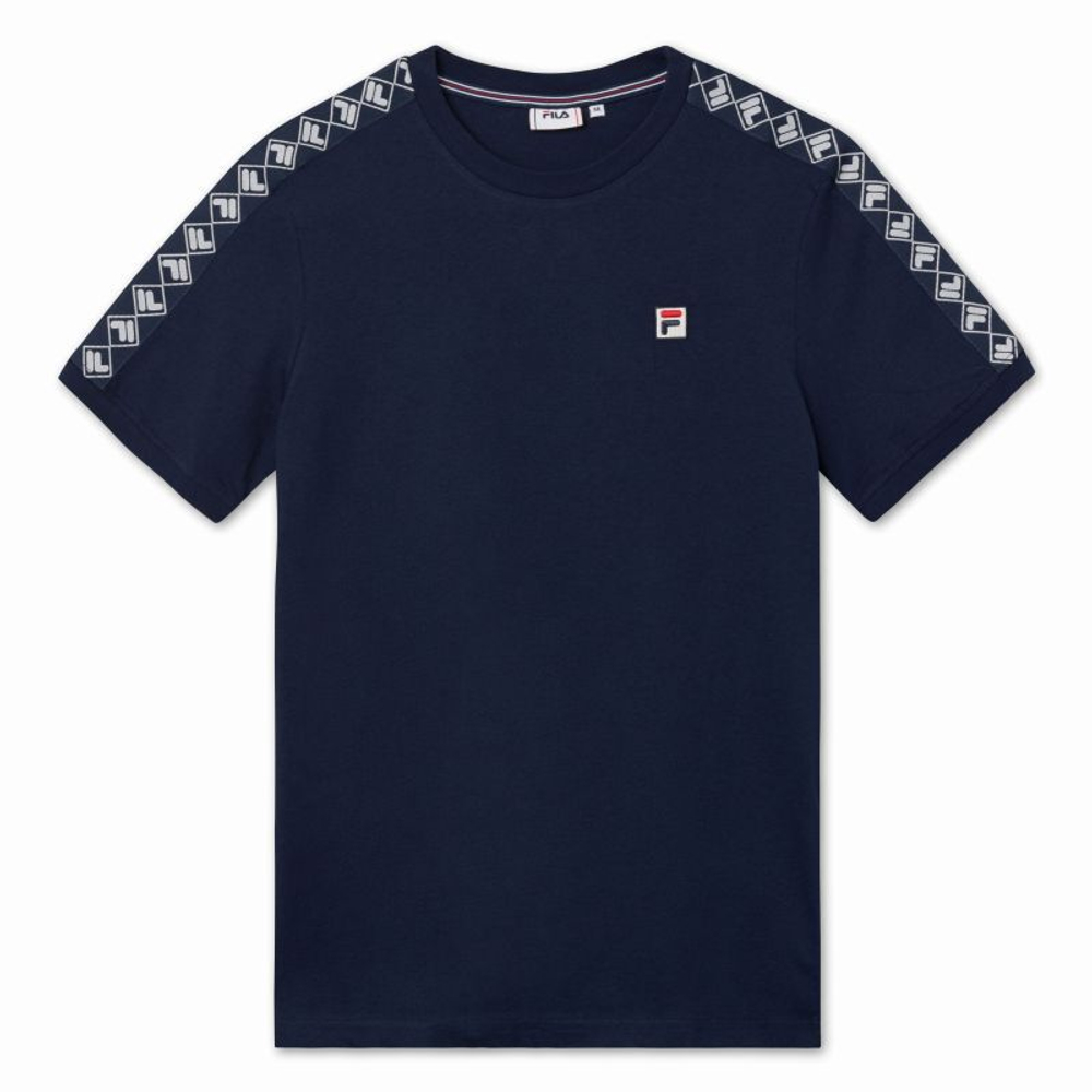 Мужская теннисная футболка Fila Horace Ringer Tee Men - black iris
