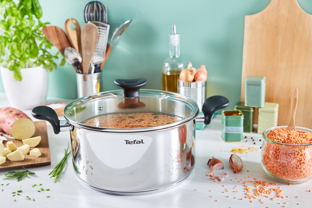 Кастрюля с крышкой Tefal Primary 24 см 5,2 л E3084674
