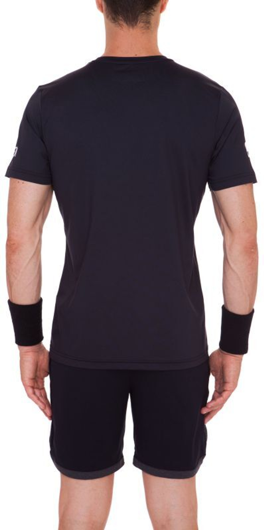 Футболка мужская теннисная Hydrogen Tech Victory T-Shirt - black