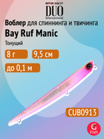 Воблер для рыбалки DUO Bay Ruf Manic Slow 155, CCC0190 Mat Pop Chart, 155 мм, 20 г, тонущий, стикбейт
