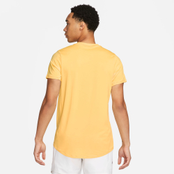 Мужское теннисное поло Nike Dri-Fit Advantage Court T-Shirt Men - Yellow