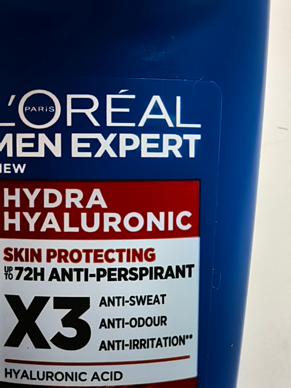 Шариковый антиперспирант Men Expert Hydra Hyaluronic 72 часа, без спирта, 50 мл (Франция)