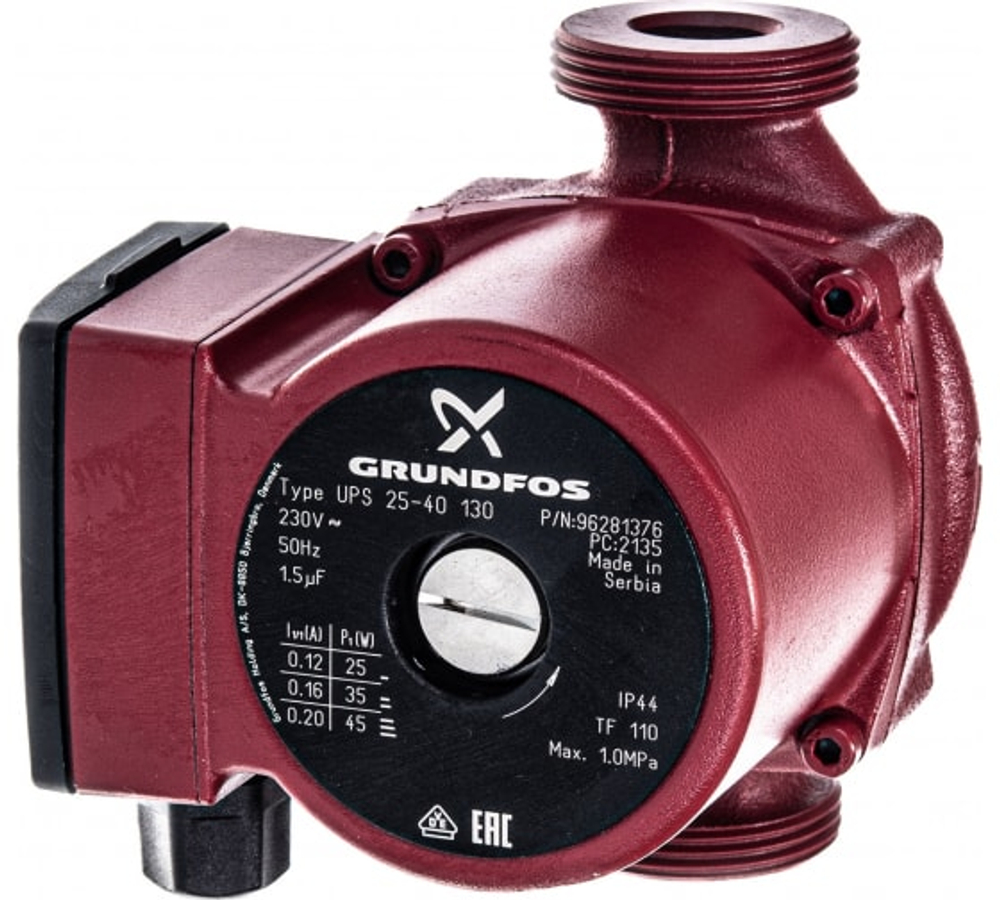 Насос Grundfos UPS 25-40 130 (циркуляц.)