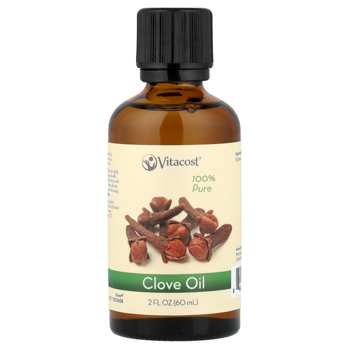 Vitacost, 100% чистое масло гвоздики, 60 мл (2 жидк. унции)