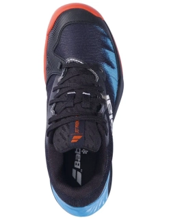 Детские кроссовки для падела Babolat Jet Premura 2 Junior - black/tomato red