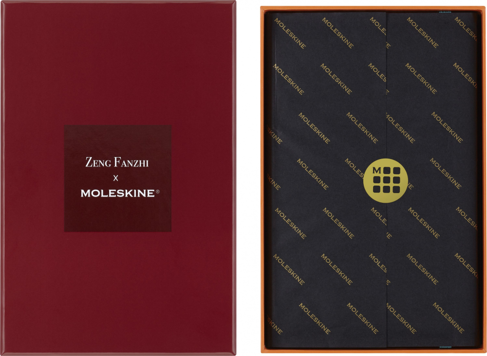 Блокнот Moleskine LE Year of the Dragon Large 130х210 мм текстиль 176 стр линейка (LECNYDRAGONQP060ZF)