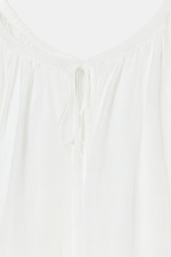 ZARA БЛУЗА ИЗ ЛЬНА — ZW COLLECTION, БЕЛЫЙ