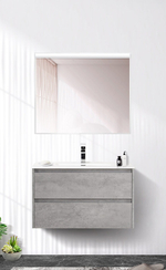Тумба подвесная с раковиной BelBagno KRAFT-700-2C-SO-CG