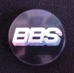 Крышка центрального отверстия BBS 56.0 мм silver/black