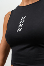 Укороченный топ CROPPED TANK TOP CONFIDENCE 476 Черный