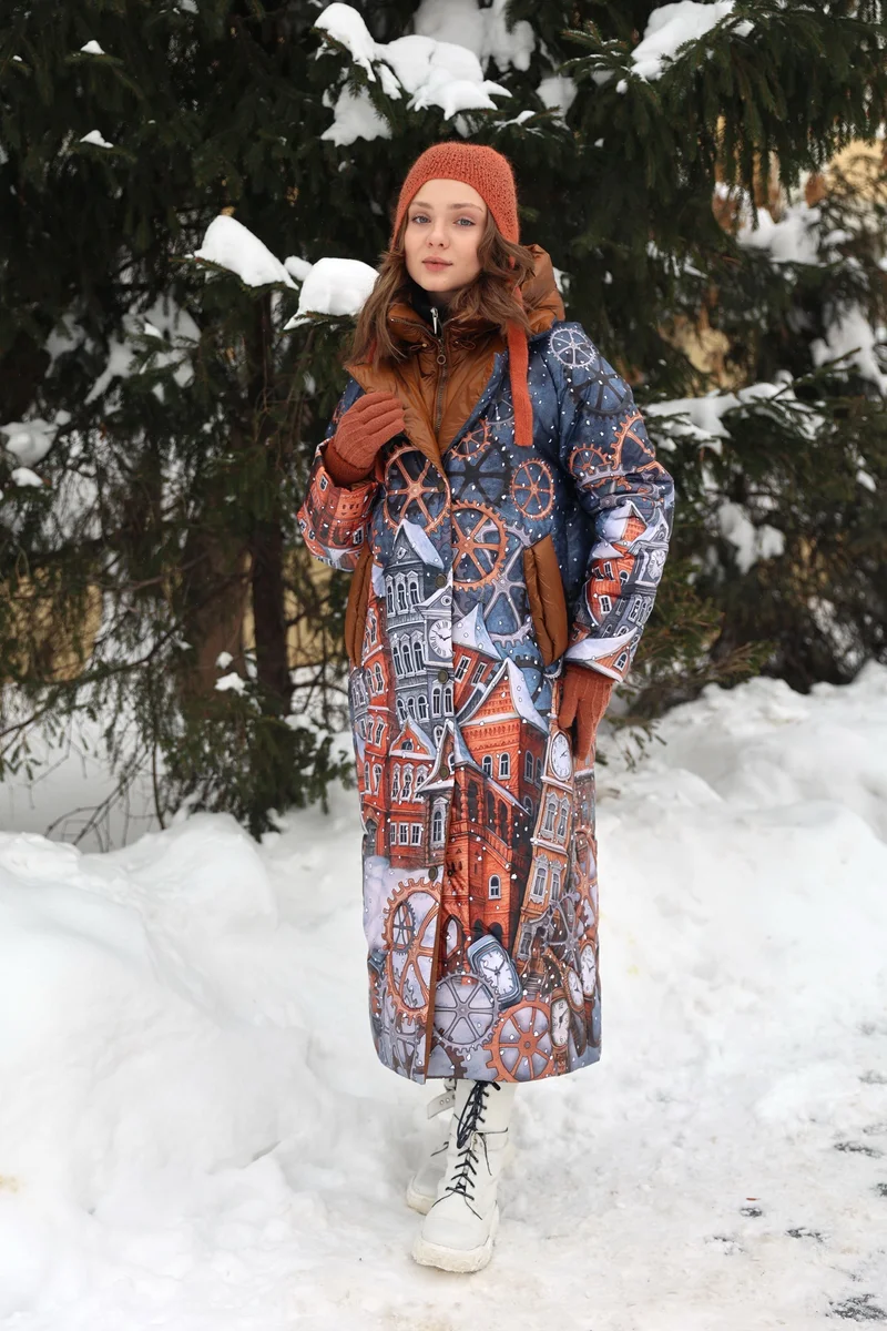 Coat “Moroz-3. The City of Clockmakers”