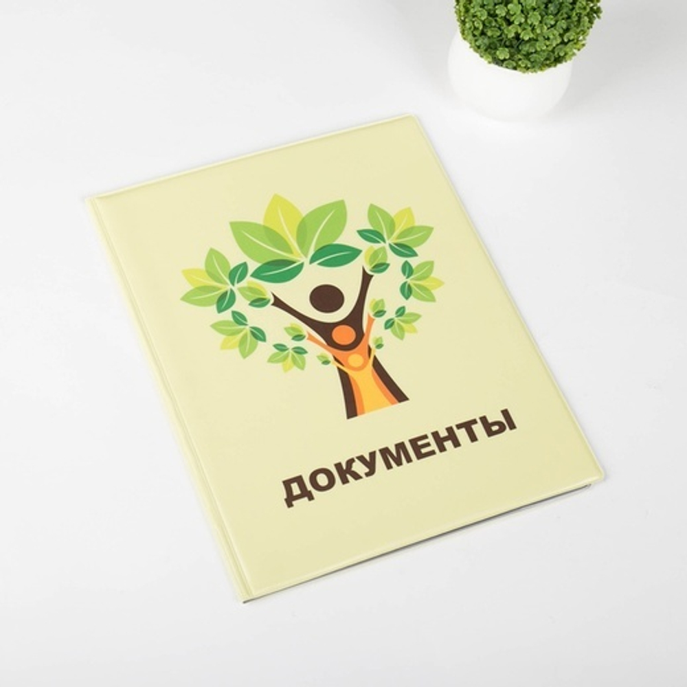 5054016 Папка для семейных документов, 4 комплекта, цвет бежевый