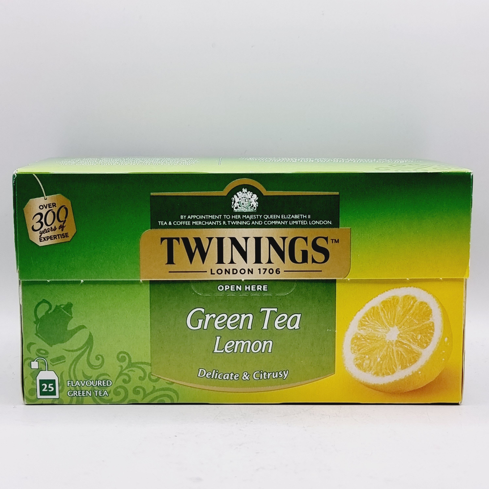 Чай зеленый Twinings "Green Tea & Lemon Delicate & Citrusy 25 пакетиков, 50 г (Польша)