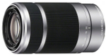 Объектив Sony 55-210mm f/4.5-6.3 E (SEL-55210), серебристый.