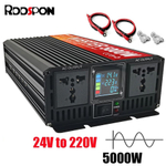 Инвертор 24V-220V 5000W черный RDDSPON