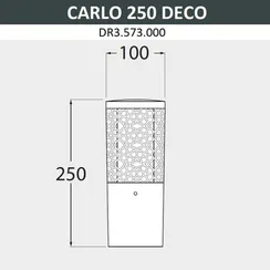 Наземный светильник Carlo Deco DR3.573.000.WXU1L Fumagalli