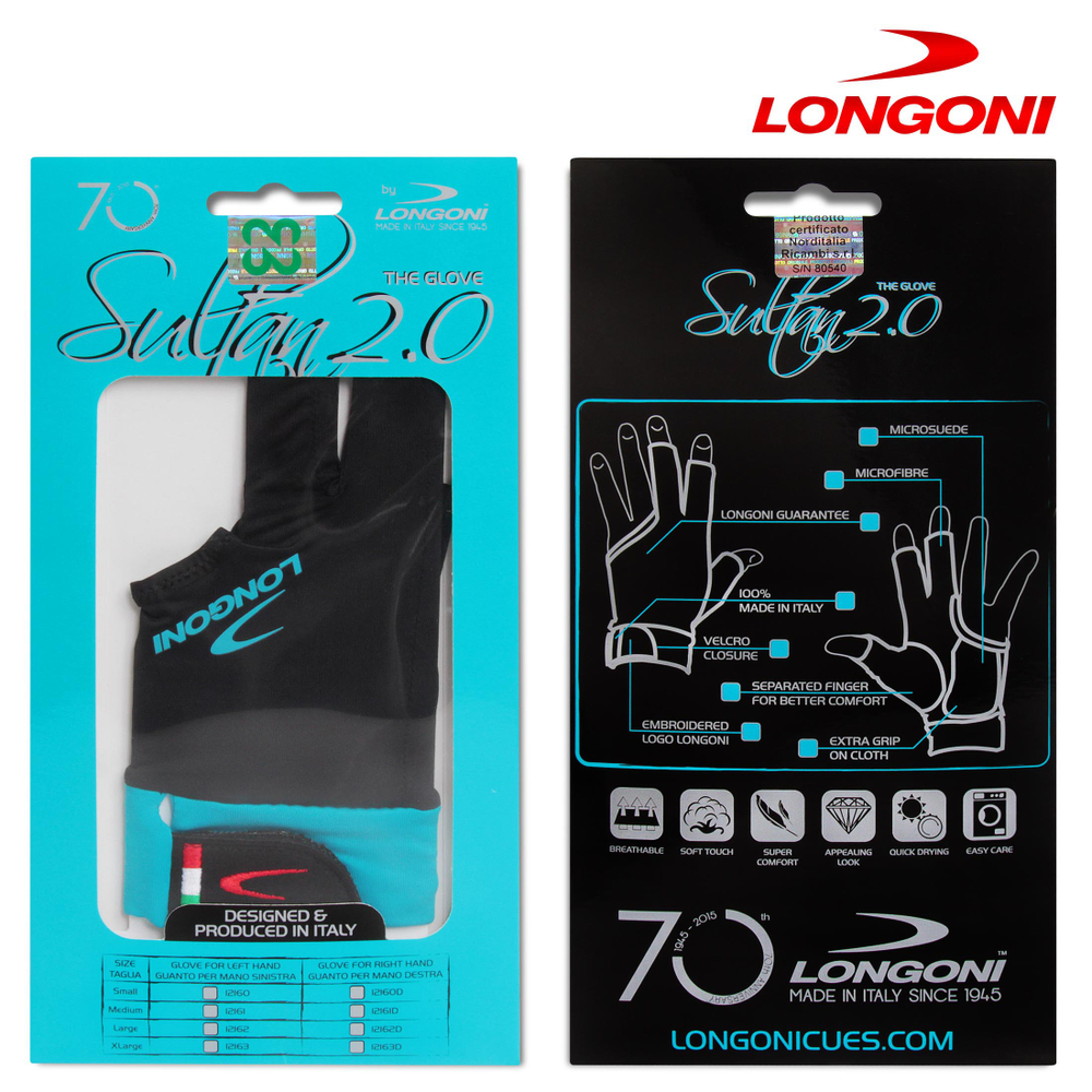 Перчатка "Longoni Sultan 2.0" правая L