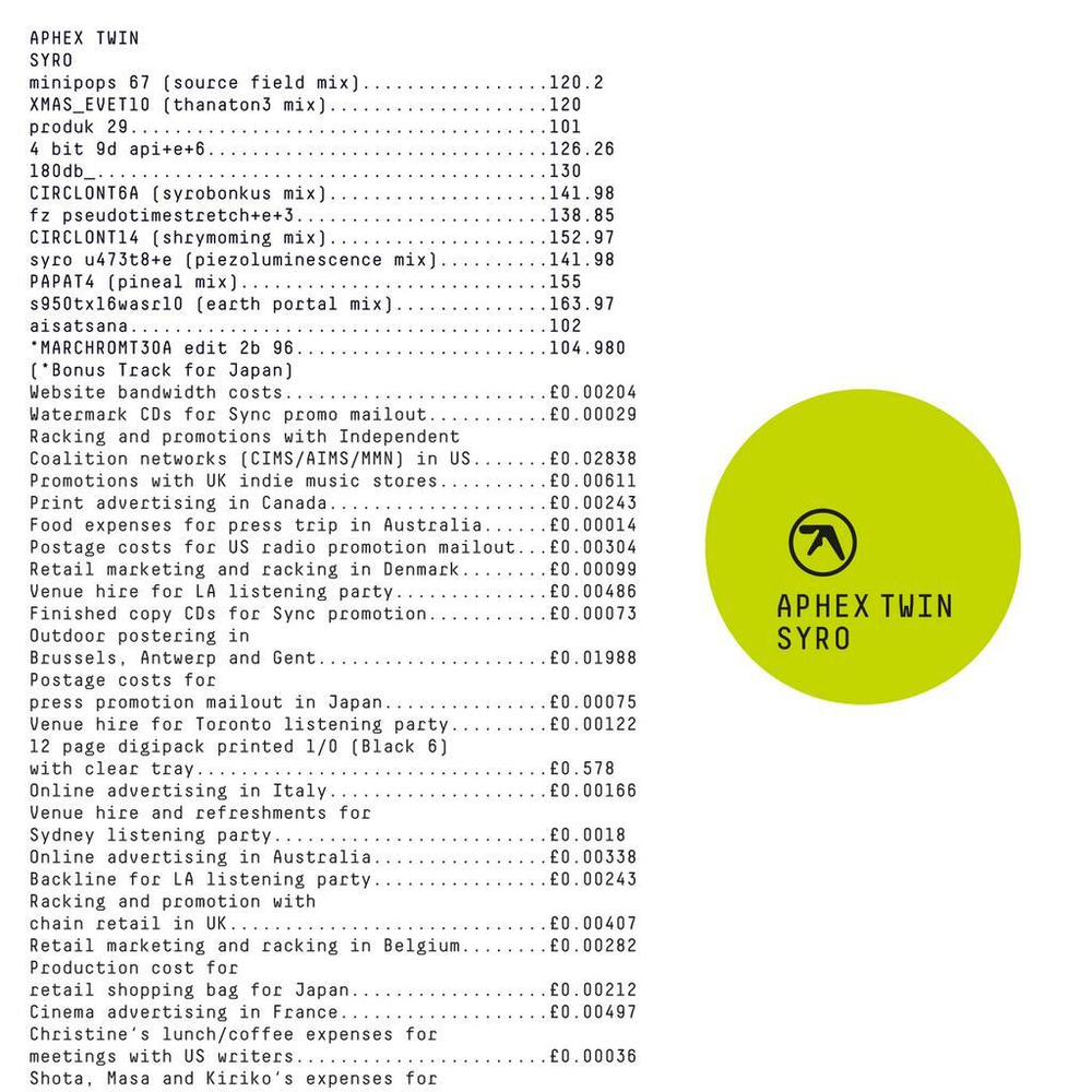Aphex Twin Syro