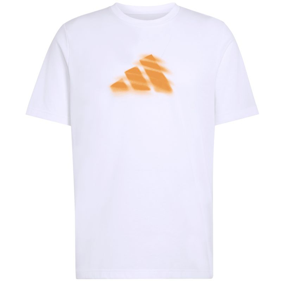 Мужская теннисная футболка Adidas Clay In Not Graphic - white