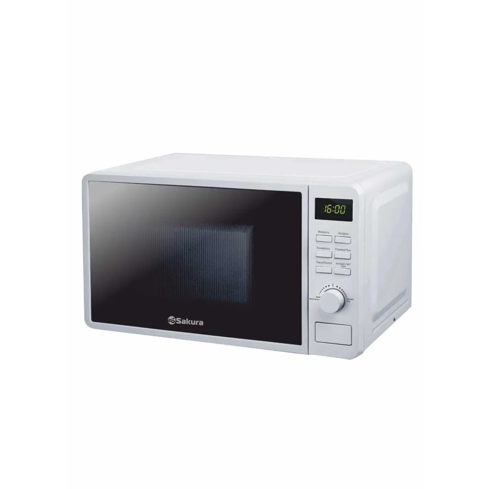 Микроволновая печь Sakura SA-7054W, 20л, 700Вт, цвет белый