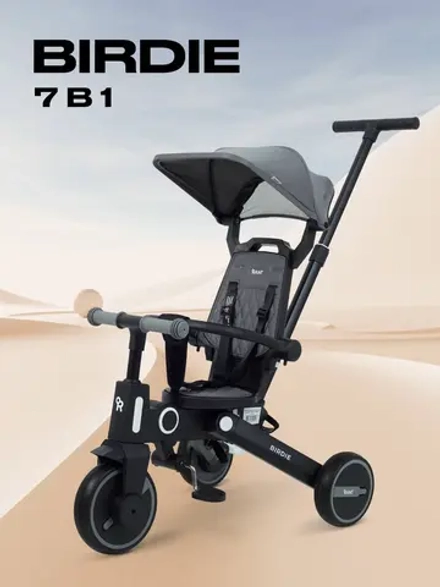 Детский трехколесный велосипед RANT RB202 "BIRDIE" (Grey)