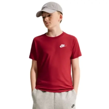 Футболка для мальчика теннисная Nike Kids Sportswear - tough red