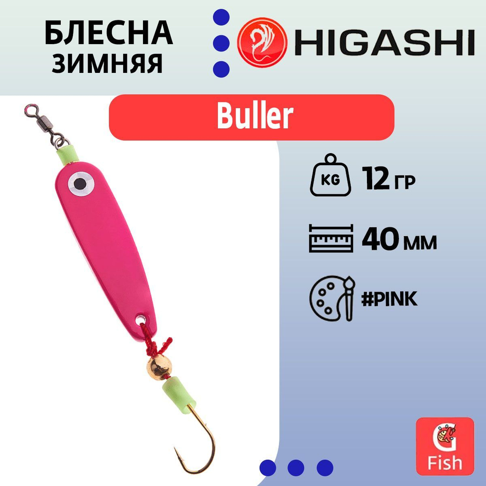 Блесна Buller 12g#Orange