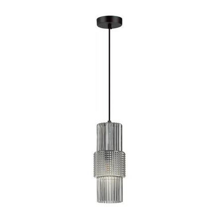 5016/1 MODERN ODL23 405 черный/дымчатый металл/стекло Подвес E14 1*40W PIMPA