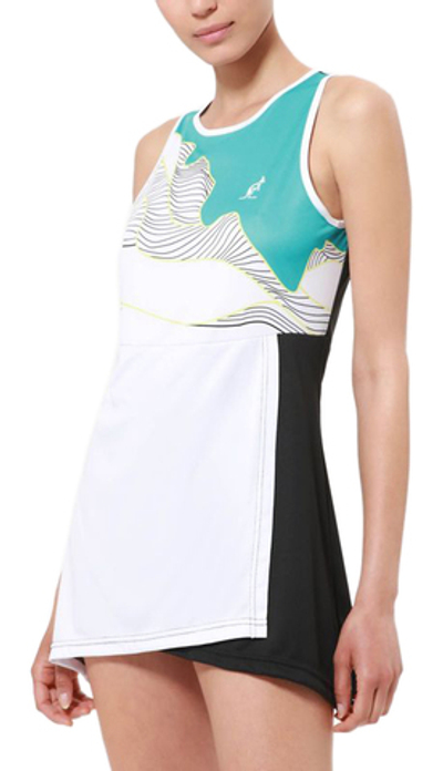 Теннисное платье Australian Dress Ace With Print In Front - nero