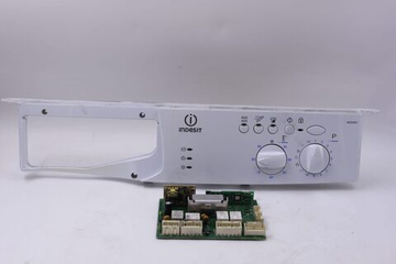 Модуль управления 21501022904 стиральной машины INDESIT WISN 82 CSI(в сборе с пластиком)