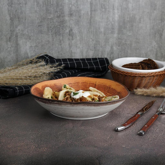 Салатник 925 мл 21,6*21 см h5,1 см Wood Fusion P.L. Proff Cuisine [6]