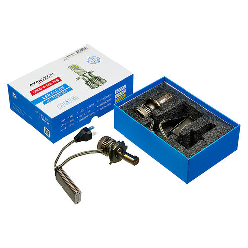 Лампа светодиодная LED Avantech H4 12V/24V 45W, 3000К (комплект 2 шт.) ALB0445SY