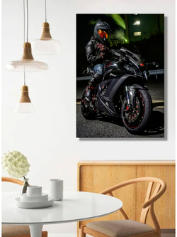 Картина "Ducati", для интерьера 50х70см 1шт.
