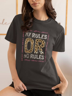 Футболка My rules or no rules фото