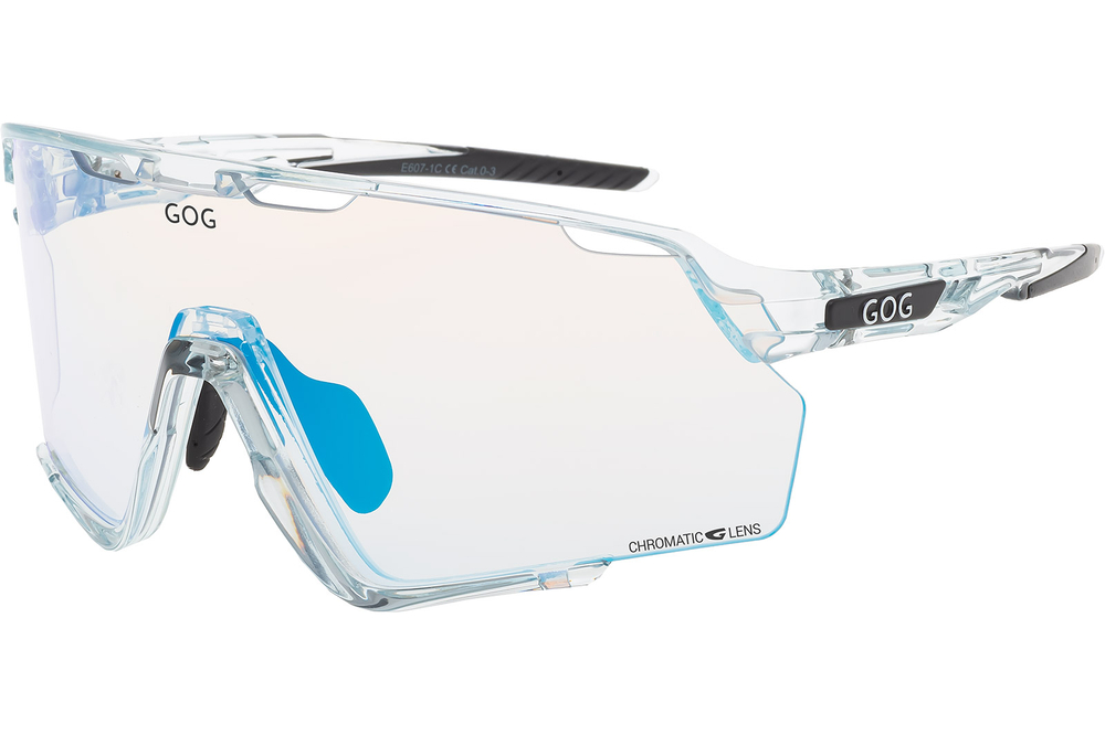Спортивные очки с диоптриями GOG Prometheus / Photochromic Blue/Black / Reflex Blue