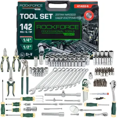 Набор инструментов 142пр. RockFORCE LIGHT RF LIGHT-41422-5