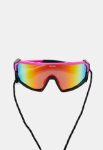 Спортивные очки с диоптриями GOG Annapurna / Matt Neon Pink-Black / Polarized Red Lens