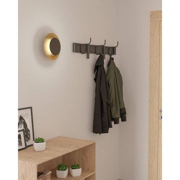 Светодиодное бра LED 11W 3000K 900988 чёрный/латунь Tocina Eglo