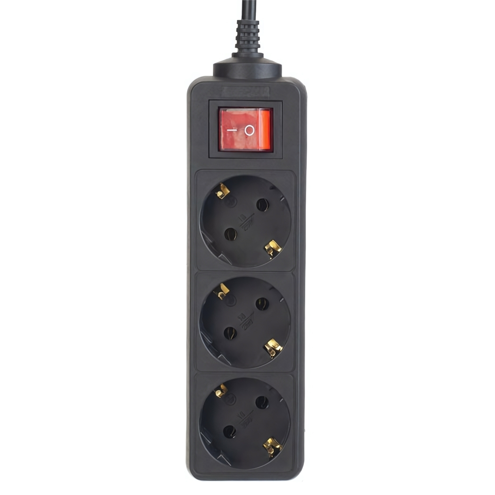 Фильтр сетевой Perfeo Power Mate 1,8 м Black 3 розетки